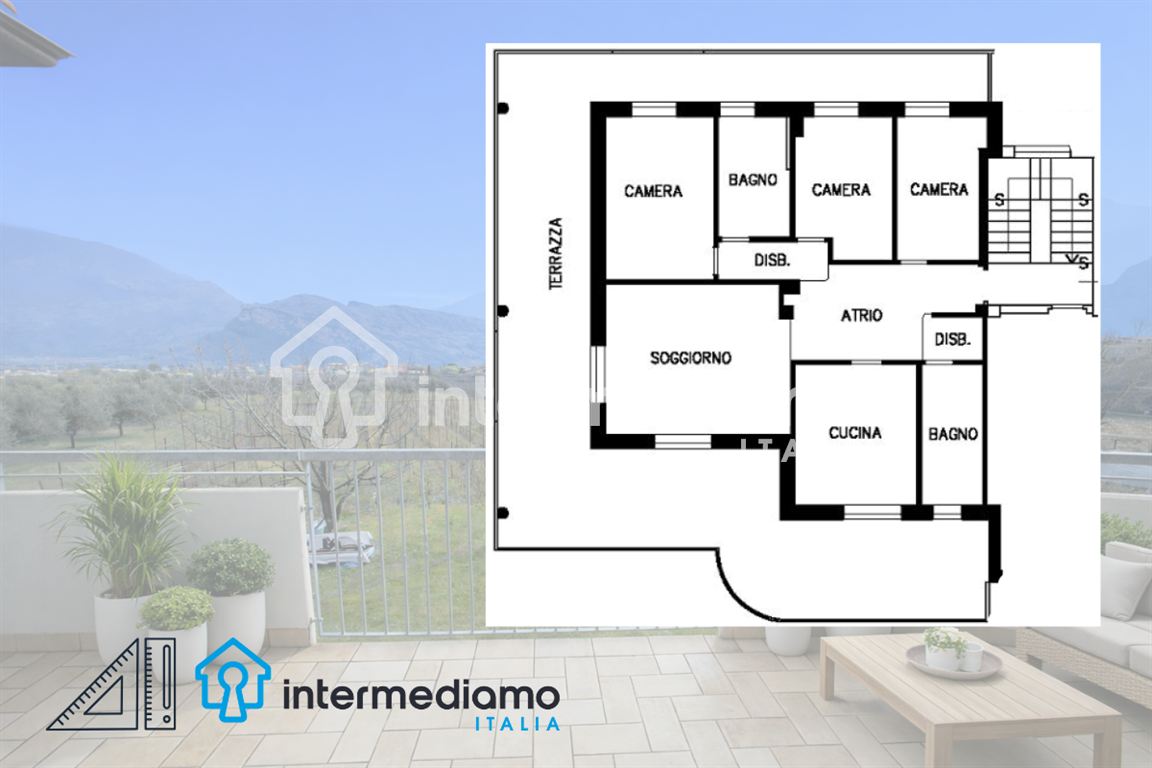 TERRAZZO PROTAGONISTA, VIVERE ALL'APERTO - Appartamento Residenziale Riva del Garda