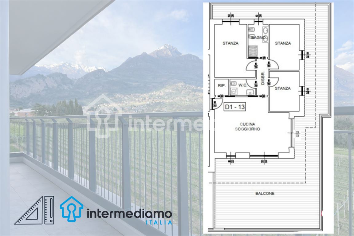 ATTICO ESCLUSIVO CON TERRAZZO DI 95 MQ - Attico Residenziale Riva del Garda