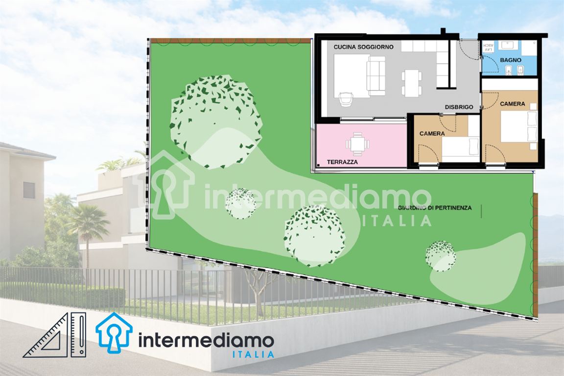 TRILOCALE NUOVO CON GIARDINO PRIVATO - Appartamento Residenziale Arco
